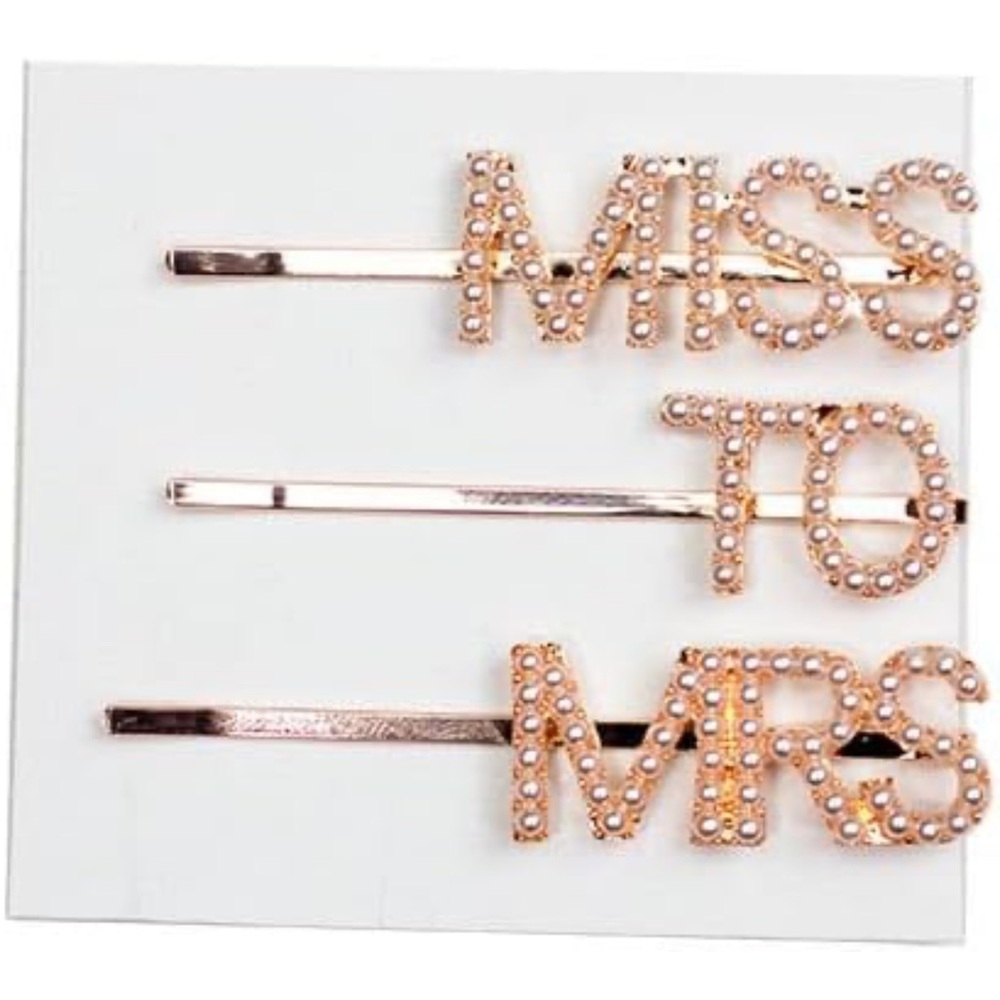 Miss to Mrs hair clip never used before